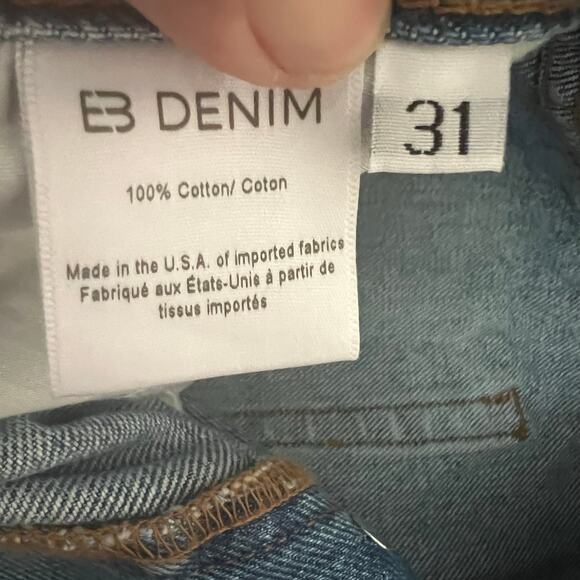 EB Denim Perfect Jean Shorts in Arlie Blue Size 31 - Picture 5 of 10
